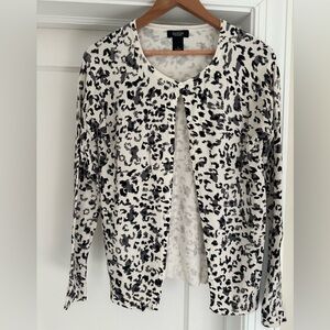 Animal Print Cardigan